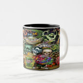 Mug à café bicolore Créatures Magiques (Devant droit)
