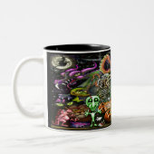 Mug à café bicolore Créatures Magiques (Gauche)