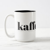 Mug à café bicolore Kaffesugen (Gauche)