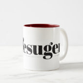 Mug à café bicolore Kaffesugen (Devant droit)