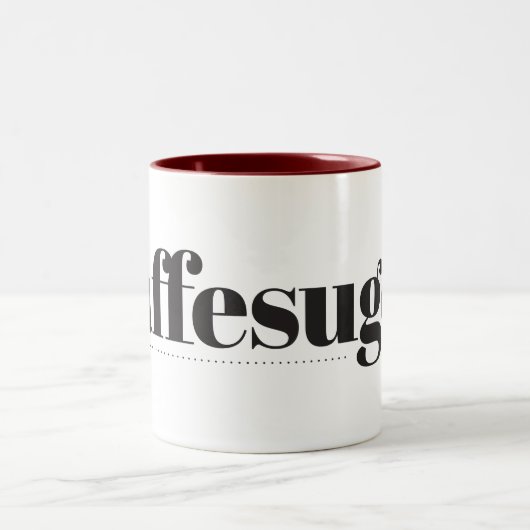 Mug à café bicolore Kaffesugen (Centre)