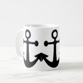 Mug à café blanc Anchor (Devant gauche)