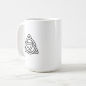 Mug à café blanc avec Sainte Trinité (Devant gauche)