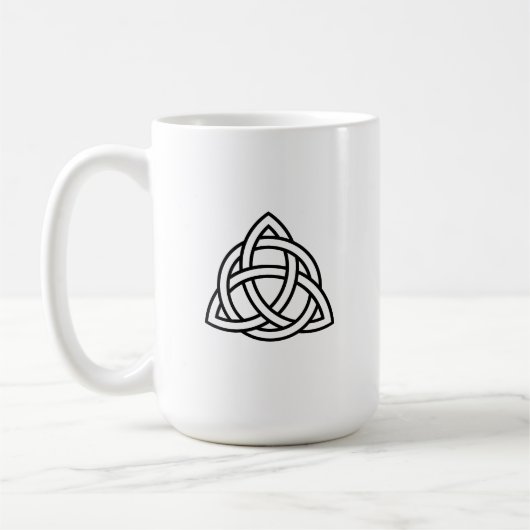 Mug à café blanc avec Sainte Trinité (Gauche)