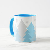 Mug à café Bois de Noël (Devant gauche)