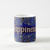 Mug à café Bonheur – Style Mandala vibrant  (Centre)