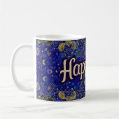 Mug à café Bonheur – Style Mandala vibrant  (Gauche)