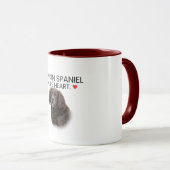 Mug à café Boykin Spaniel Pure Heart (Devant droit)