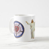 Mug à café-cadeau de l'église luthérienne (Devant gauche)