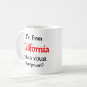 mug à café californie (Devant gauche)