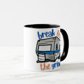 Mug à café Campeur Vintage BFTG (Devant droit)