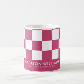 Mug à café Carré moderne minimaliste (Centre)