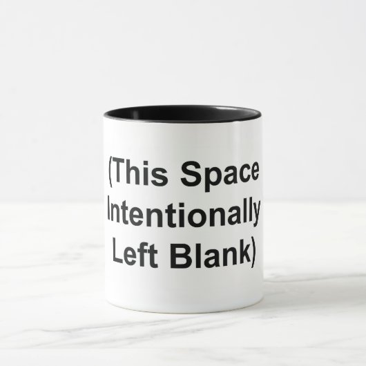 MUG À CAFE (Cet espace est intentionnellement lais (Centre)