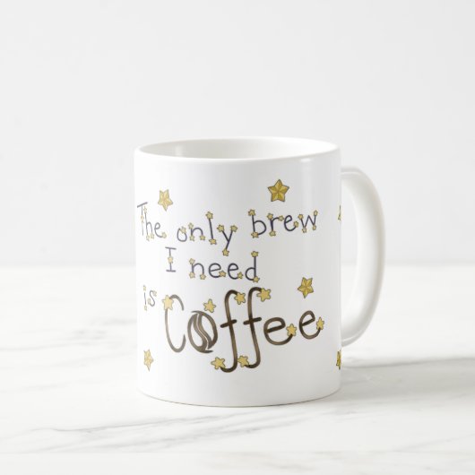 Mug à café classique de la sorcière (Devant droit)