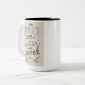 Mug à café classique – Design simple et élégant (Devant gauche)