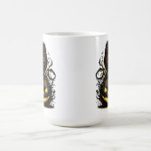Mug à café Corbeau d'Halloween (Centre)