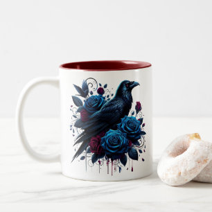 Mug à café Corbeau d'Halloween