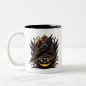 Mug à café Corbeau Halloween (Gauche)