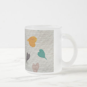 Mug à café couleur aquarelle coeurs