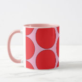 MUG À CAFE "CRÈME DE FRAMBOISE" POP-ART 330 ML (Gauche)