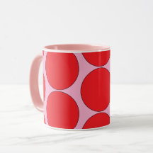 MUG À CAFE "CRÈME DE FRAMBOISE" POP-ART 330 ML