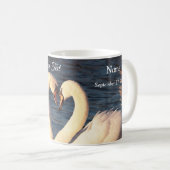Mug à café Cygne Blanc (Devant droit)