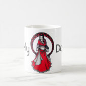 Mug à café danseuse du ventre (Centre)