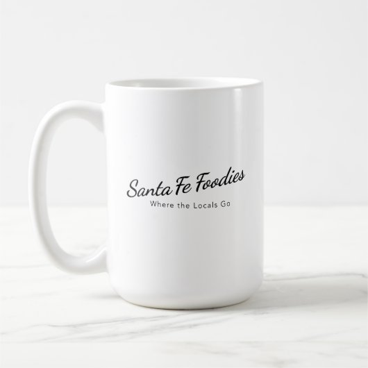 Mug à café de 15 oz avec logo (Gauche)