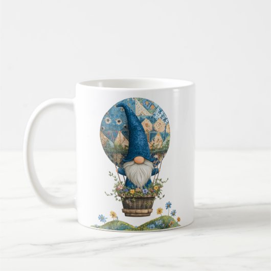 Mug à café de 330 ou 443 ml avec Nain Adorable (Gauche)