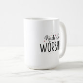 Mug à café de la foi chrétienne (Devant droit)