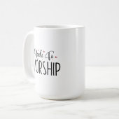 Mug à café de la foi chrétienne (Devant gauche)