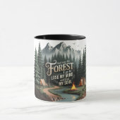 Mug à café de la forêt - Perdre mon esprit (Centre)