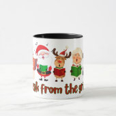 Mug à café de Noël avec des chants (Centre)