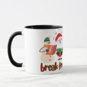 Mug à café de Noël avec des chants (Gauche)