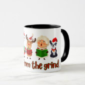 Mug à café de Noël avec des chants (Devant droit)