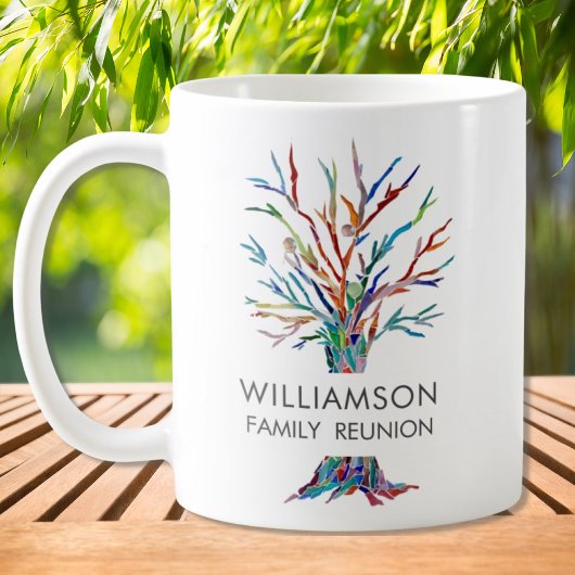 Mug à café de réunion familiale personnalisée