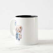 Mug à café dentaire amusant pour assistant dentair (Devant gauche)