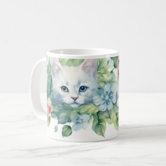 Mug à café deux chats (Devant gauche)