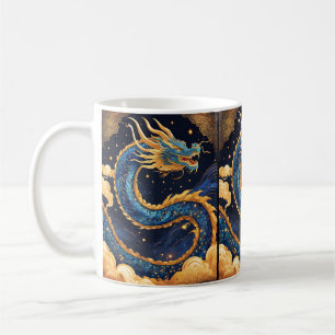 mug à café dragon chinois