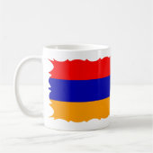 Mug à café drapeau arménien et français (Gauche)