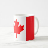 Mug à café Drapeau Canada (Devant droit)
