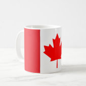 Mug à café Drapeau Canada (Devant gauche)