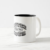 Mug à café drôle - "Le café me rend plus gentil" (Devant droit)