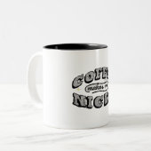 Mug à café drôle - "Le café me rend plus gentil" (Devant gauche)