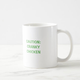 Mug à café drôle poule soyeuse grincheuse