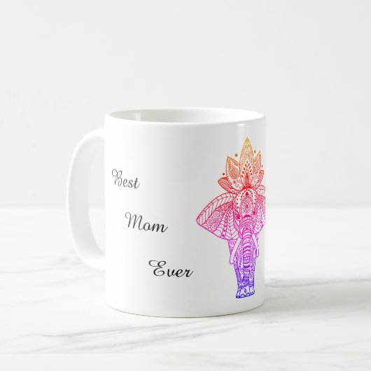 Mug à café éléphant (Devant gauche)