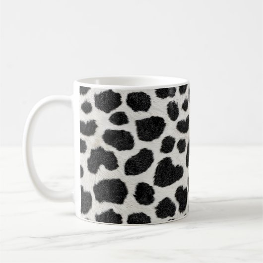 Mug à café en céramique blanche 11oz avec impressi (Gauche)