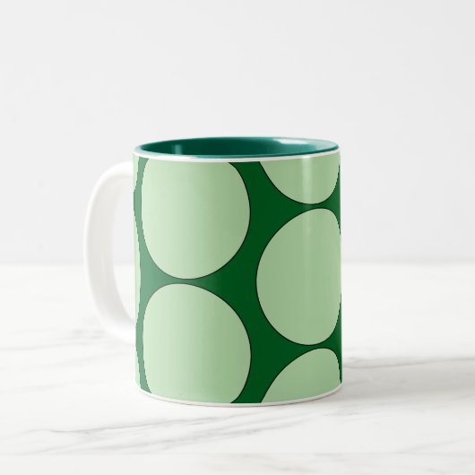 Mug à café en céramique "THÉ À LA MENTHE" POP BUBB (Devant gauche)