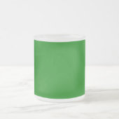 Mug à café en verre givré vert (Centre)