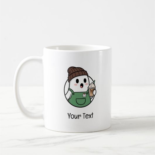Mug à café fantôme mignon (Gauche)